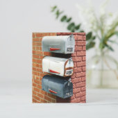 MAIL BOX POST BOX POSTCROSSING BRIEFKAART (Staand voorkant)
