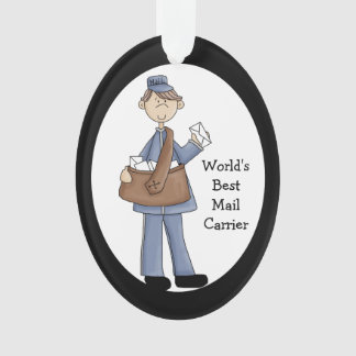 Mail Carrier Acrylic Hartelijk dank Ornament