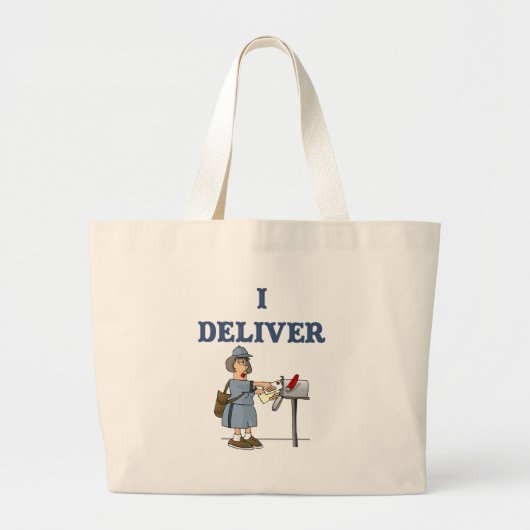 Mail Carrier Canvas tas (Voorkant)