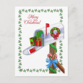 Mail Carrier Christmas Briefkaart (Voorkant)