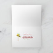 Mail Carrier Christmas Kaart-Mail Truck-Mail Box Feestdagen Kaart (Binnen)