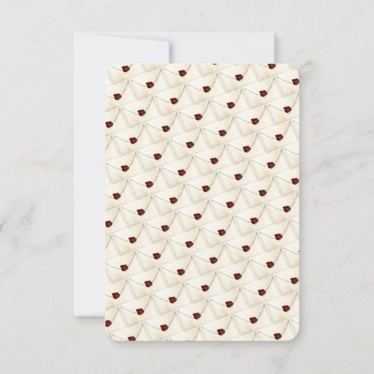 Mail Carrier Christmas Mailbox Dank u kaart (Achterkant)