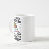 Mail Carrier Delivering More Packages Than Santa C Koffiemok (Voorkant links)