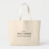 MAIL CARRIER GROTE TOTE BAG (Voorkant)