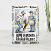 Mail Carrier Humor Card Kaart (Voorkant)