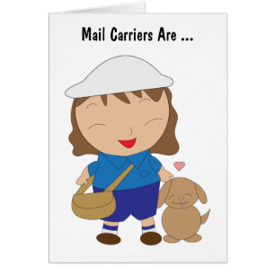 Mail Carrier Postal Funny Woman Waardering