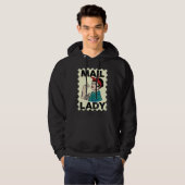 Mail Carrier Postal Worker Postman Mail Lady Stamp Hoodie (Voorkant volledig)