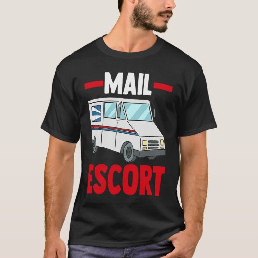 Mail Carrier Postman Mailman Postal Worker Mail Es T-shirt (Voorkant)