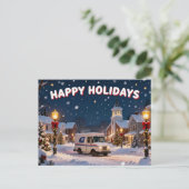 Mail Carrier Thank You Card Feestdagenkaart (Staand voorkant)