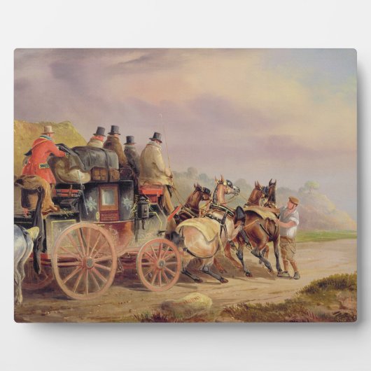 Mail Coaches on Road: The QuickSilver Devonp Fotoplaat (Voorkant)