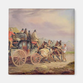 Mail Coaches on Road: The QuickSilver Devonp Magneet (Voorkant)