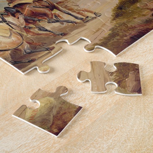 Mail Coaches on the Road: De 'QuickSilver'-Devonp Legpuzzel (Zijkant)