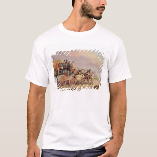 Mail Coaches on the Road: De 'QuickSilver'-Devonp T-shirt (Voorkant)