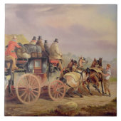 Mail Coaches on the Road: De 'QuickSilver'-Devonp Tegeltje (Voorkant)