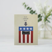 Mail Drop on the USS Battleship Alabama" Briefkaart (Staand voorkant)