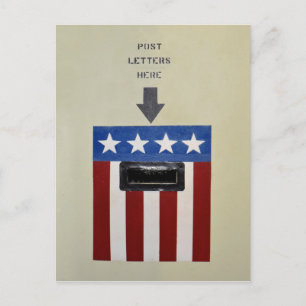 Mail Drop on the USS Battleship Alabama" Briefkaart