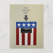 Mail Drop on the USS Battleship Alabama" Briefkaart (Voorkant)