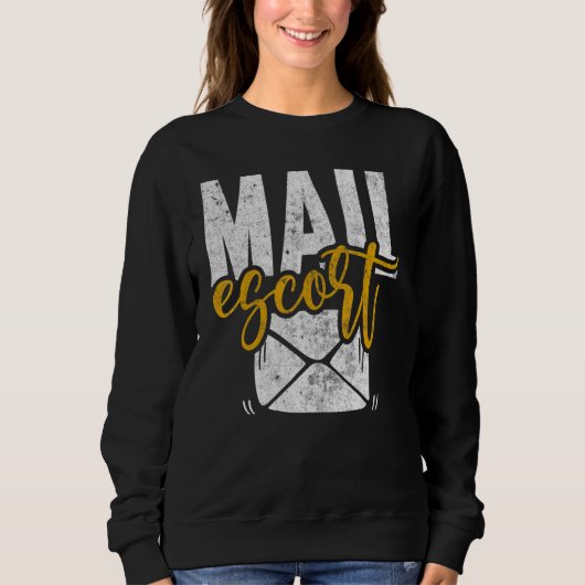 Mail Escort Postal Worker US Post Mail Car Trui (Voorkant)