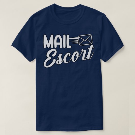 Mail escort t-shirt (Design voorkant)