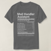 Mail Handler Assistant Nutritional and Undenable T-shirt (Design voorkant)