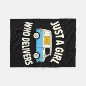 Mail Lady Design For Women Girls Stal Worker Mail  Fleece Deken (Voorkant (Horizontaal))