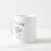 Mail Lady Postal Carrier Post Office Worker Mok (Voorkant links)