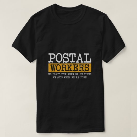 Mail Man Lady Rural Carrier Gifts Postal Worker T-shirt (Design voorkant)