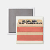 Mail me naar Letland Magneet (Voorkant / Achterkant)