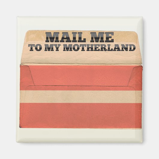 Mail me naar Letland Magneet (Voorkant)