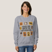 Mail me terug naar Halloween Shirt - Retro Postage (Voorkant volledig)