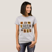 Mail Me Terug naar Halloween T-Shirt - Retro Posta (Voorkant volledig)