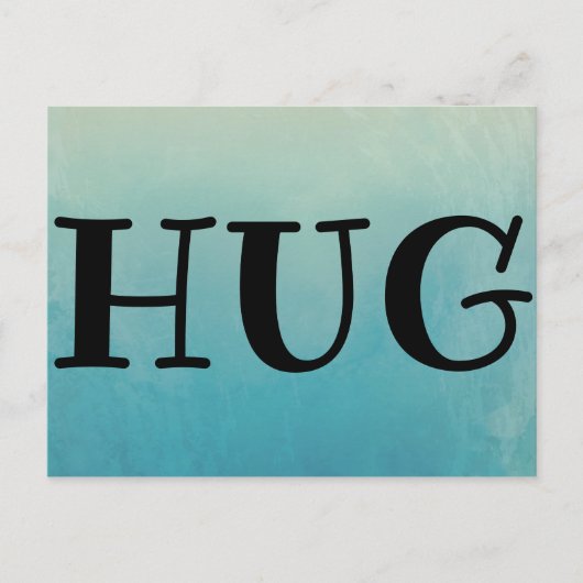 Mail Order Hug Briefkaart (Voorkant)
