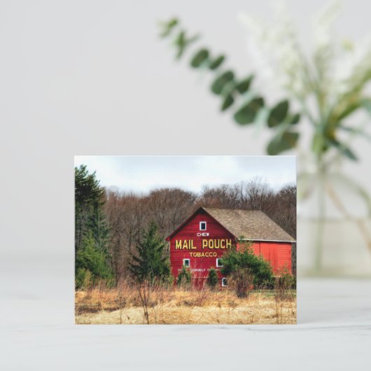 Mail Pouch Barn Briefkaart (Staand voorkant)