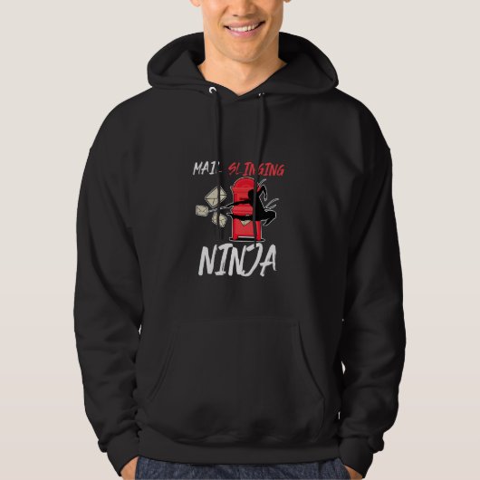 Mail Slinging Ninja Hoodie (Voorkant)