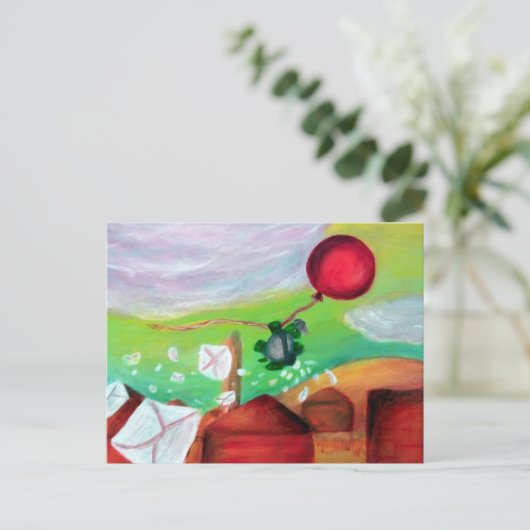 Mail Time! Briefkaart (Staand voorkant)