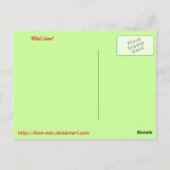 Mail Time! Briefkaart (Achterkant)