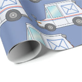 Mail Truck Cadeaupapier (Rol Hoek)
