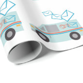 Mail Truck Cadeaupapier (Rol Hoek)