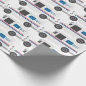 Mail Truck Cadeaupapier (Hoek)