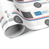 Mail Truck Cadeaupapier (Rol Hoek)