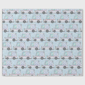  Mail Truck Cadeaupapier (Vlak)