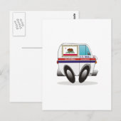 Mail Truck CALIFORNIË Briefkaart (Voorkant / Achterkant)
