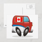 Mail Truck Canada Briefkaart (Voorkant / Achterkant)