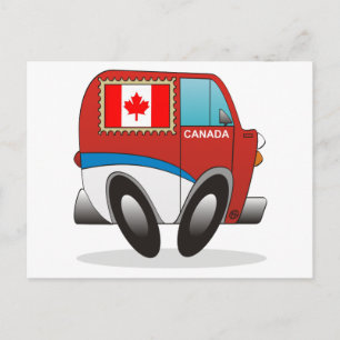 Mail Truck Canada Briefkaart