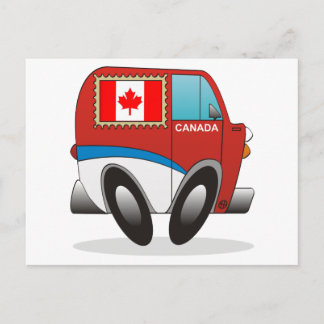 Mail Truck Canada Briefkaart