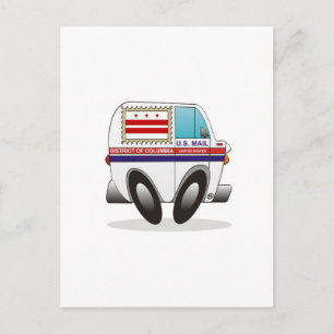 Mail Truck DISTRICT OF COLUMBIA Briefkaart