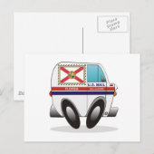 Mail Truck FLORIDA Briefkaart (Voorkant / Achterkant)
