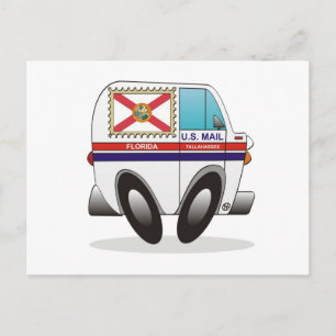 Mail Truck FLORIDA Briefkaart