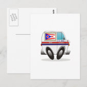 Mail Truck OHIO Briefkaart (Voorkant / Achterkant)