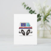 Mail Truck UTAH Briefkaart (Staand voorkant)